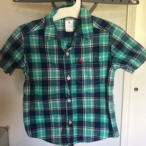 Carters plaid button down shirt.